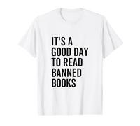 C'est Une Bonne journée pour Lire des Livres Interdits Funny Vintage T-Shirt Graphique avec Valeur