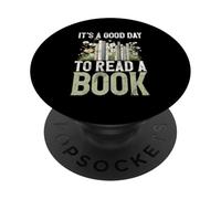 C'est Une Bonne journée pour Lire Le Livre d'un Amateur de Livres, d'un bibliothécaire, d'un libraire, d'un Livre PopSockets PopGrip Adhésif