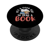C'est une bonne journée pour lire un livre et un arc-en-ciel pour le professeur PopSockets PopGrip Interchangeable