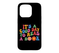 C'est Une Bonne journée pour Lire Un Livre Funny Flower Bookworm Reading Coque pour iPhone 15 Pro