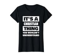 C'est Une Chose chrétienne Qui Dit Un nom chrétien Amusant T-Shirt Graphique avec Valeur