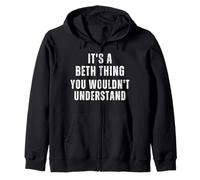 C'est Une Chose De Beth Que Vous Ne Comprendriez Pas Sweat à Capuche