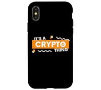 C'est Une Chose de Crypto BTC Alt Coin Trader Blockchain Crypto Coque pour iPhone X/XS