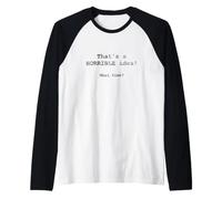 C'est Une Excellente idée. Quelle Heure ? Manche Raglan