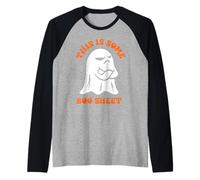 C'est Une Feuille de Livre Cool Ghost Funny Halloween Manche Raglan