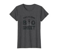 C'est Une Feuille de Livre Funny Ghost Halloween Pun T-Shirt, Femme, Chiné Foncé, 3XL
