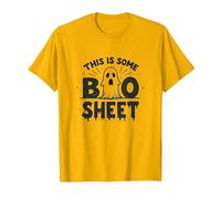 C'est Une Feuille de Livre Funny Ghost Halloween Pun T-Shirt, Homme, Doré Vif, S