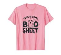 C'est Une Feuille de Livre Funny Ghost Halloween Pun T-Shirt, Homme, Rose, S