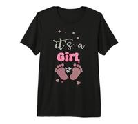 C'est Une Fille, Annonce de bébé T-Shirt Haut de Gamme