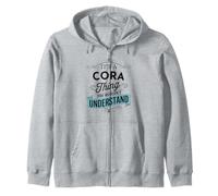C'est Une Histoire de Cora Que Vous ne comprendriez Pas Un drôle de nom de Cora Sweat à Capuche
