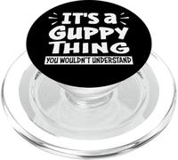 C'est Une Histoire de Guppy Que Vous ne comprendriez Pas pour Les Amoureux des Animaux PopSockets PopGrip pour MagSafe
