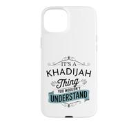 C'est Une Histoire de Khadija Que tu ne comprendrais Pas C'est drôle Khadija Coque pour iPhone 15 Plus