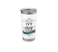 C'est une histoire de lierre que vous ne comprendriez pas Funny Ivy Gobelet isotherme en acier inoxydable double paroi