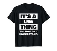 C'est Une Histoire de Linda Qui Dit Le nom drôle de Linda T-Shirt Graphique avec Valeur