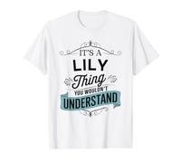 C'est Une Histoire de lys Que Vous ne comprendriez Pas Funny Lily Name T-Shirt Graphique avec Valeur, Homme, Blanc, S