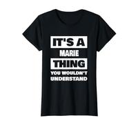 C'est Une Histoire de Marie Qui Dit Le nom drôle de Marie T-Shirt Graphique avec Valeur