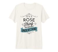 C'est Une Histoire de Rose Que Vous ne comprendriez Pas Funny Rose T-Shirt Haut de Gamme