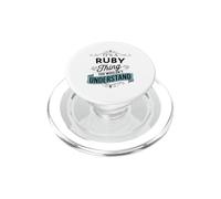 C'est Une Histoire de Rubis Que Vous ne comprendriez Pas Funny Ruby Name PopSockets PopGrip pour MagSafe