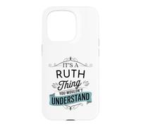 C'est Une Histoire de Ruth Que Vous ne comprendriez Pas Un drôle de nom de Ruth Coque pour iPhone 15 Pro