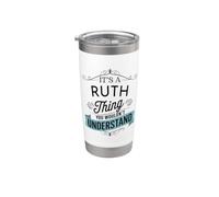 C'est une histoire de Ruth que vous ne comprendriez pas Un drôle de nom de Ruth Gobelet isotherme en acier inoxydable double paroi