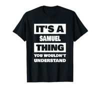 C'est Une Histoire de Samuel Qui Dit Le nom drôle de Samuel T-Shirt Graphique avec Valeur
