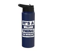 C'est une histoire de William qui dit le nom drôle de William Stainless Steel Insulated Water Bottle