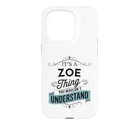 C'est Une Histoire de Zoé Que Vous ne comprendriez Pas Un drôle de nom Coque pour iPhone 15 Pro