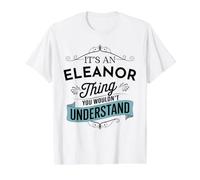 C'est Une Histoire d'Eleanor Que Vous ne comprendriez Pas Funny Eleanor T-Shirt Graphique avec Valeur, Homme, Blanc, M