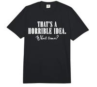 C'est Une Horrible idée What Time Sarcastic Funny Comfort Colors Adult Heavyweight T-Shirt