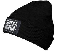 C'est Une Idée Horrible À Quelle Heure Homme Femme Hiver Chapeaux Bonnets Tricoté Classique Bonnet À Revers Mode Bonnets De Ski pour Cyclisme Hiver Course