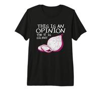 C'est Une Opinion The Pi is Silent Onion Funny Mathematics T-Shirt Haut de Gamme