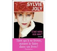 Sylvie Joly – C'est votre vrai nom ? – Souvenirs – Broché