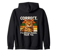 C'est Vrai, J'Ai Toujours su, Merci, Cat Sarcasm Sweat à Capuche