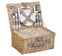 Cesta De Picnic 4 Servicios Marron