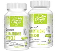 Cestfilo Liposomal Glutathion Réduit 1300 mg, Forme Active L Glutathion Réductase (GSH), Puissant Antioxydant pour une Protection Cellulaire Optimale (60 unité (Lot de 2))