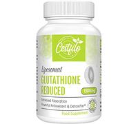 Cestfilo Liposomal Glutathion Réduit 1300 mg, Forme Active L Glutathion Réductase (GSH), Puissant Antioxydant pour une Protection Cellulaire Optimale (60 unité (Lot de 1))