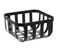 Cestino Per La Frutta Metallo Nero 19x19x9cm