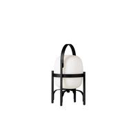 Cestita Alubat Lampe à Poser Portable Blanc/ Noir
