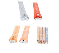 Cestlafit Cute Animal Hip Tape Bookmark, Dessin animé de Conception, Marque-Pages pour Enfants, Corgi/Hamster/Minou/Firefox Butt, Lot de 4