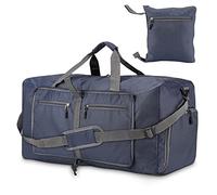 CestMall Sac de Voyage Pliable 70L - Compact, Étanche et Léger avec Crochet en Plastique et Sac à Chaussures Supplémentaire - Pour Week-end, Sport et Nuit