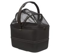 Cesto anteriore per bicicletta in eva 41×47×39cm colore nero Trixie