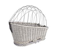 Cesto per bicicletta per portapacchi in plastica 35×49×55cm grigio Trixie