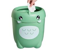 Cesto pour enfant - bac en plastique grande capacité sans couvercle | Dinosaur Creative Design | Salle des déchets pour apporter | Organisateur polyvalent cuisine salon chambre