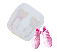 Cestony Mini moule en silicone en forme de chaussure pour gâteaux, fondants, biscuits, savon, sucre, pudding, chocolat, bonbons, dessert, bougie