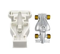 Cestony Moules en silicone 3D en forme de voiture de course pour gâteaux, fondants, biscuits, savon, sucre, pudding au chocolat, bonbons, desserts, bougies
