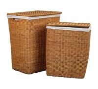 Cestos De Ropa De Medula Set 2 Piezas Marron_AlexandreHouse