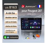 Cestovet 4Go 64Go WIFI adaptateur autoradio pour Peugeot 207 207CC 2006 2007-2015 accessoire autoradio android voiture carplay GPS