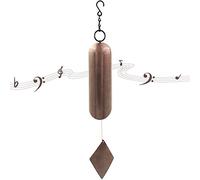 Cesun Cloche à Vent exquise accordée au Ton Profond pour décoration de Jardin à Suspendre (Marron rougeâtre)