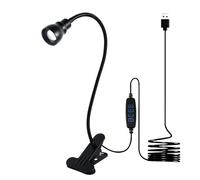CeSunlight Lampe de bureau à LED avec zoom - IRC > 90 - Spot en métal avec 3 options de température de couleur - 10 niveaux de luminosité à intensité variable pour la lecture, le travail, les études