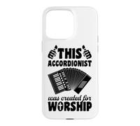 Cet accordéoniste a été créé pour Le culte chrétien Coque pour iPhone 15 Pro Max